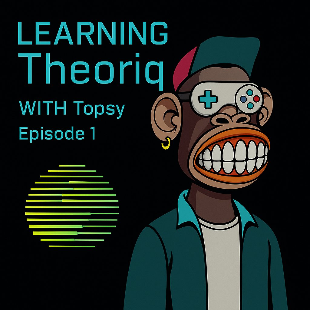 Theoriq daily content series graphic
